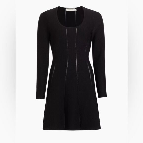 Zimmermann Luminosity Knit Paneled Minidress size 0/us size 4 - Picture 2 of 12